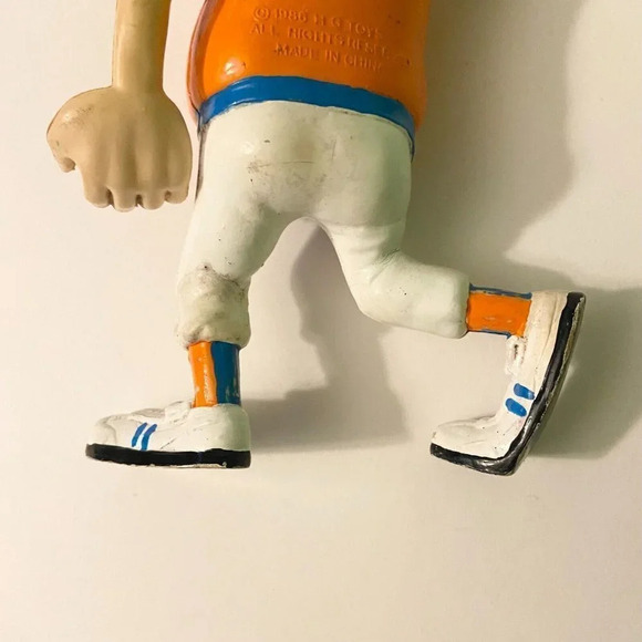 Vintage 1986 Sports Freaks Fast Furter Figure 8 Inch Tall Baseball Toy - Picture 8 of 11